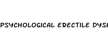 psychological erectile dysfunction therapy