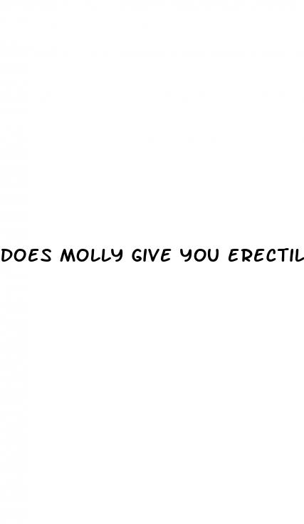 does molly give you erectile dysfunction