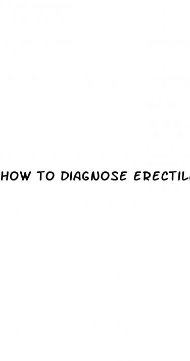 how to diagnose erectile dysfunction at home