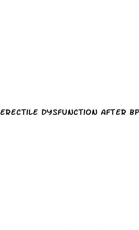 erectile dysfunction after bph surgery