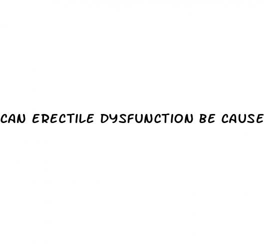 can erectile dysfunction be caused by lumbar stenosis