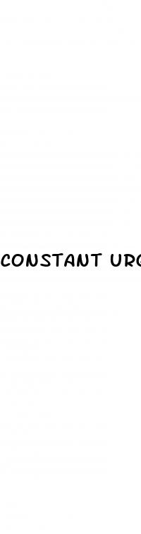 constant urge to pee and erectile dysfunction