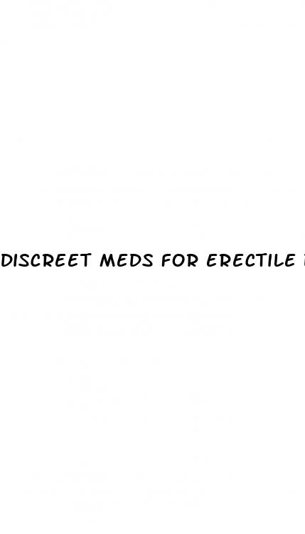 discreet meds for erectile dysfunction