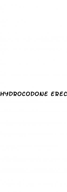 hydrocodone erectile dysfunction