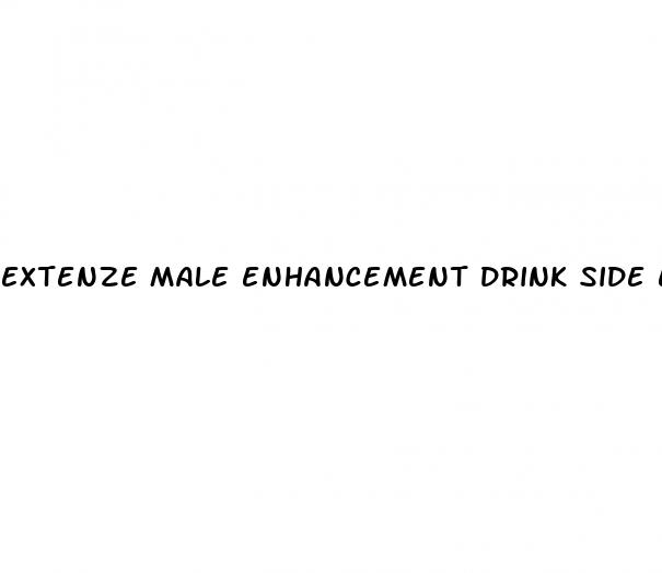 extenze male enhancement drink side effects