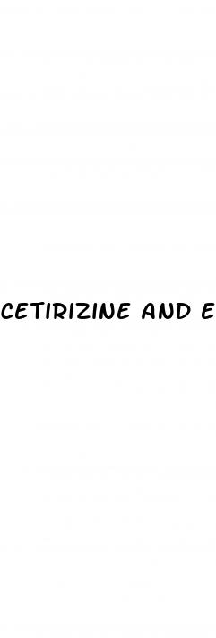 cetirizine and erectile dysfunction