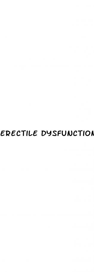 erectile dysfunction bladder cancer