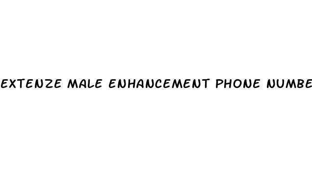 extenze male enhancement phone number