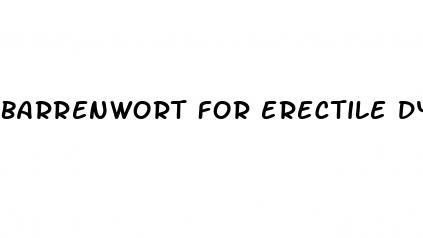 barrenwort for erectile dysfunction