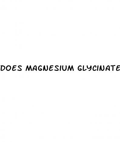 does magnesium glycinate help with erectile dysfunction