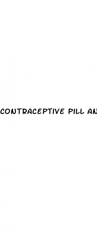 contraceptive pill and low sex drive