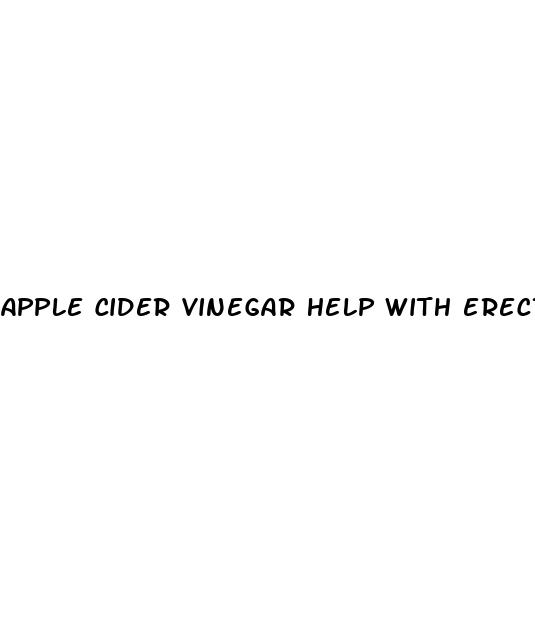 apple cider vinegar help with erectile dysfunction