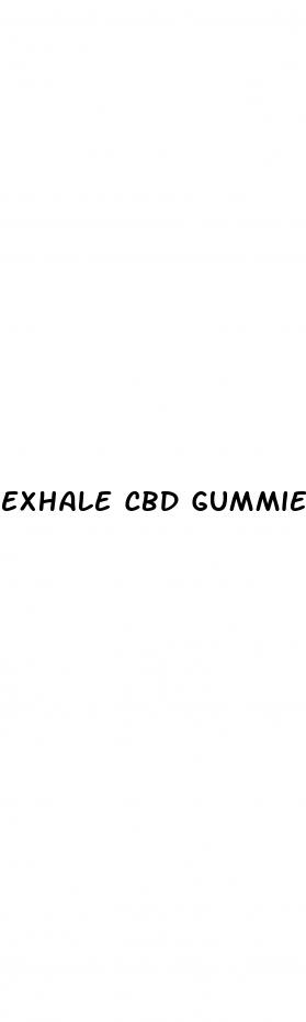 exhale cbd gummies for ed