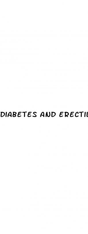 diabetes and erectile dysfunction medications