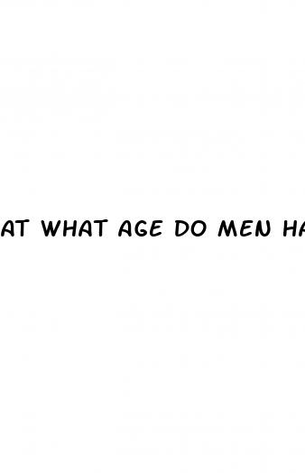 at what age do men have erectile dysfunction