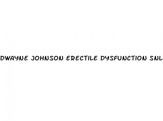 dwayne johnson erectile dysfunction snl skit