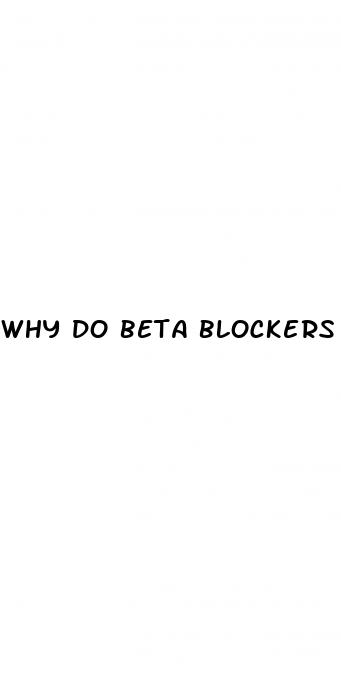 why do beta blockers cause erectile dysfunction