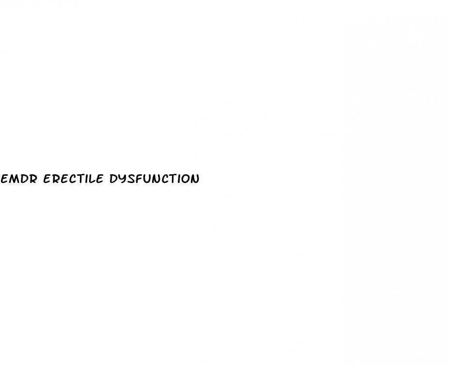 emdr erectile dysfunction