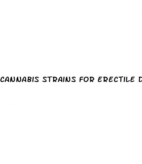 cannabis strains for erectile dysfunction