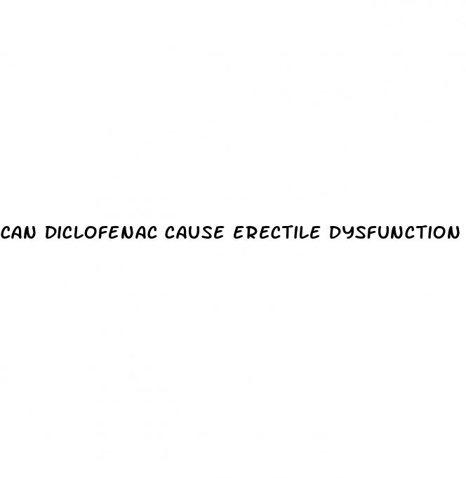 can diclofenac cause erectile dysfunction