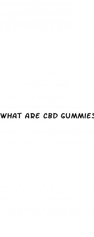 what are cbd gummies for ed
