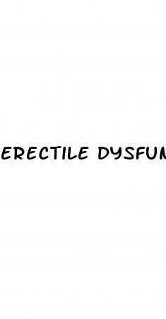 erectile dysfunction frequent urination