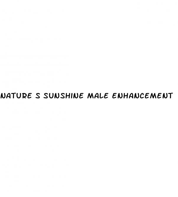 nature s sunshine male enhancement