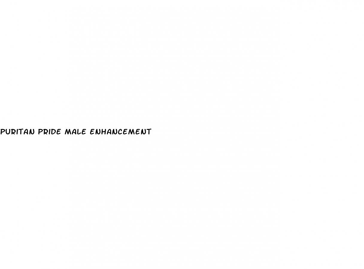 puritan pride male enhancement