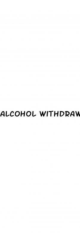 alcohol withdrawal symptoms erectile dysfunction