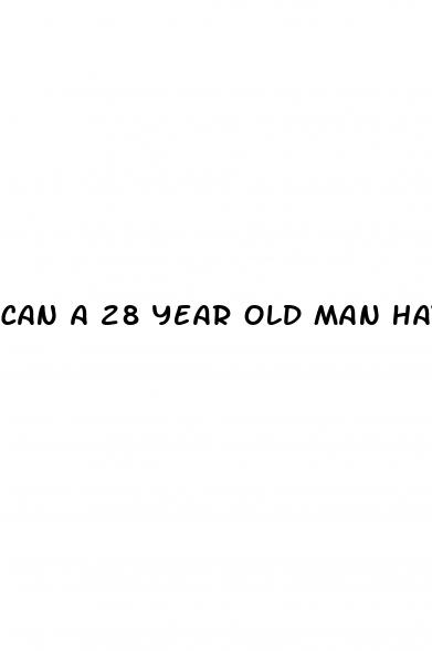 can a 28 year old man have erectile dysfunction