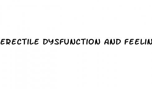 erectile dysfunction and feeling orgasm