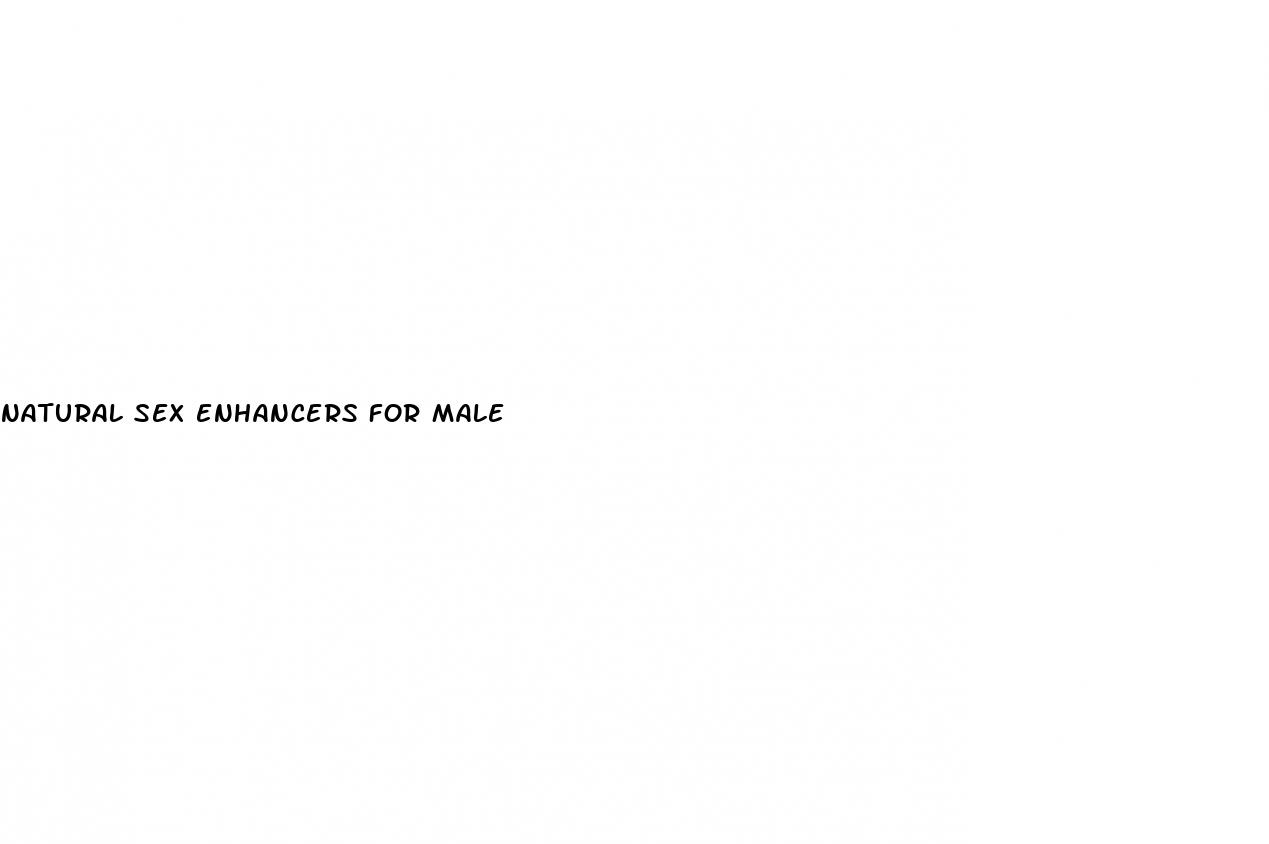 natural sex enhancers for male