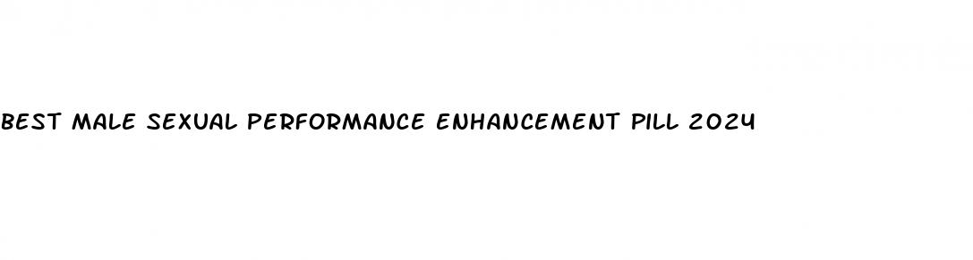 best male sexual performance enhancement pill 2024