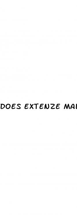 does extenze male enhancement pills really work