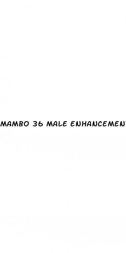 mambo 36 male enhancement side effects