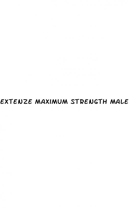 extenze maximum strength male enhancement directions