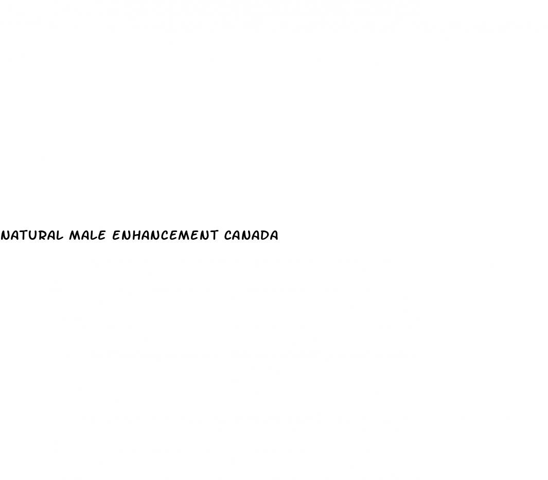natural male enhancement canada