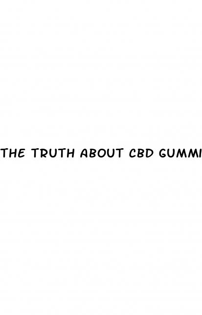 the truth about cbd gummies for ed