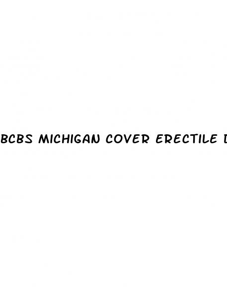 bcbs michigan cover erectile dysfunction