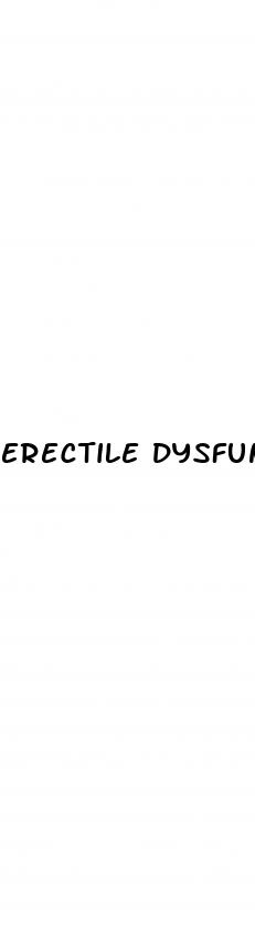 erectile dysfunction age