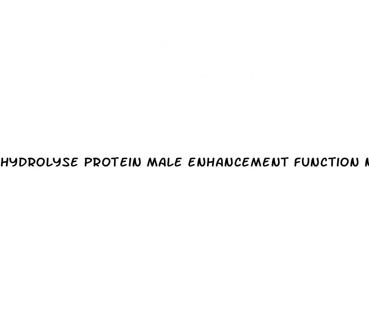 hydrolyse protein male enhancement function ncbi