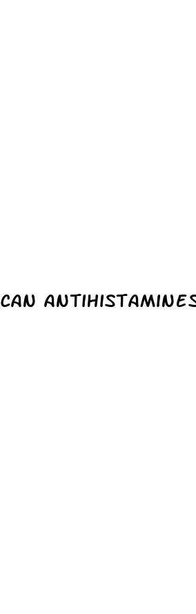can antihistamines cause erectile dysfunction