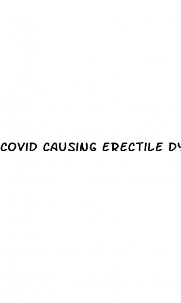 covid causing erectile dysfunction
