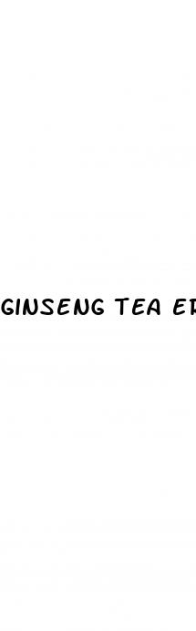 ginseng tea erectile dysfunction