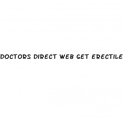 doctors direct web get erectile dysfunction medication