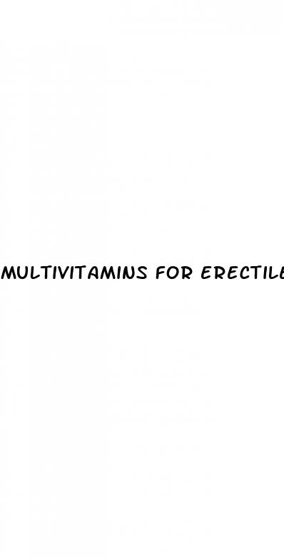 multivitamins for erectile dysfunction