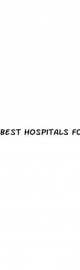 best hospitals for erectile dysfunction