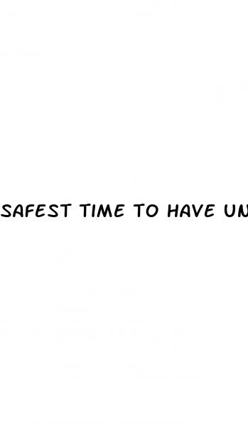 safest time to have unprotected sex on the pill