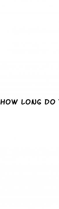 how long do the rhino pills last