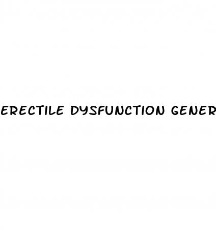erectile dysfunction generic pills
